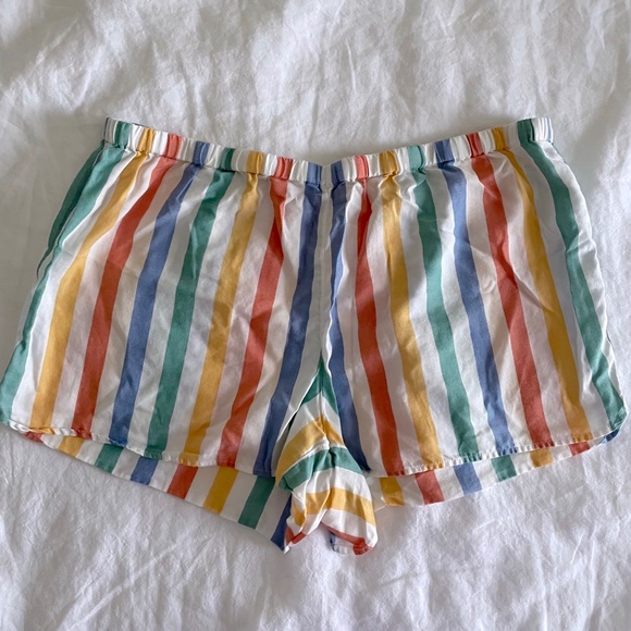 RESERVED - Madewell Striped Bedtime Pajama Shorts - Picture 5 of 7